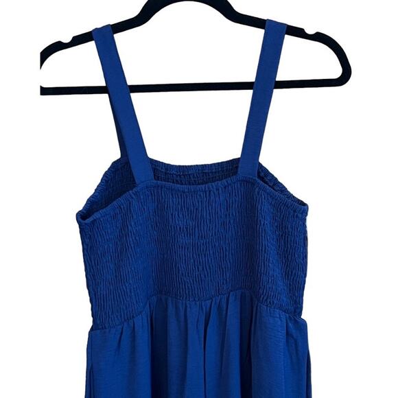 Boho Jumpsuit Navy Blue Large - Picture 4 of 6